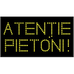 Panou tip VMS cu afisaj LED - Texte - Orizontal